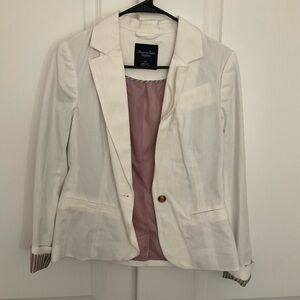 AE White Blazer- LIKE NEW